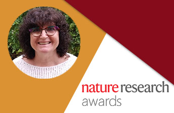 prof. Hanah Margalit and Nature Research Award logo